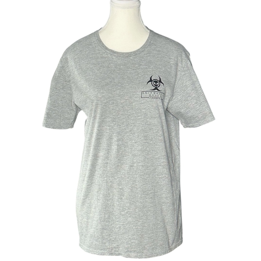 Gildan Skinwalker Ranch‎ Insider Graphic T-Shirt Mens Medium Grey Heathered Tee